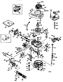 Engine 143.975026 (71 / 143) parts for Craftsman Lawn & Garden Engine 143975026 from AppliancePartsPros.com