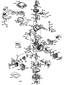 Engine  143.976000 parts for Craftsman Lawn & Garden Engine 143976000 from AppliancePartsPros.com