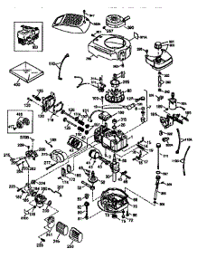 Engine (71 / 143) 143.976256 parts for Craftsman Lawn & Garden Engine 143976256 from AppliancePartsPros.com