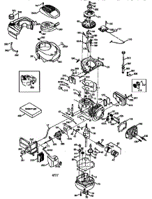 Engine (71 / 143) 143.976604 parts for Craftsman Lawn & Garden Engine 143976604 from AppliancePartsPros.com