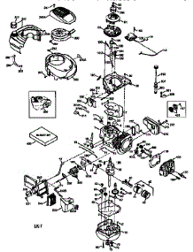 Engine (71 / 143) 143.976608 parts for Craftsman Lawn & Garden Engine 143976608 from AppliancePartsPros.com