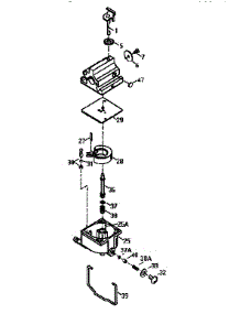 Carburetor  640020 (71 / 143) parts for Craftsman Lawn & Garden Engine 143976612 from AppliancePartsPros.com