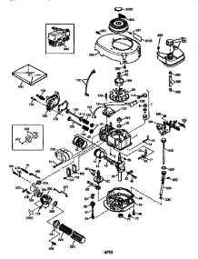 Engine 143.984500 parts for Craftsman Lawn & Garden Engine 143984500 from AppliancePartsPros.com