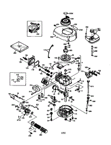 Engine 143.984502 parts for Craftsman Lawn & Garden Engine 143984502 from AppliancePartsPros.com