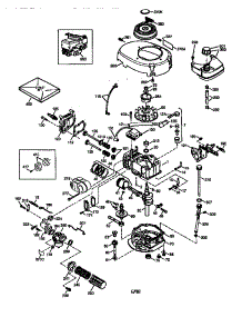 Tecumseh Engine 143.984512 parts for Craftsman Lawn & Garden Engine 143984512 from AppliancePartsPros.com