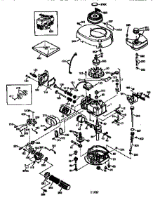 Craftsman 4-Cycle Engine parts for Craftsman Lawn & Garden Engine 143985008 from AppliancePartsPros.com