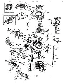 Engine 143.985010 parts for Craftsman Lawn & Garden Engine 143985010 from AppliancePartsPros.com