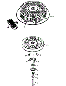 Starter 590748 (71 / 143) parts for Craftsman Lawn & Garden Engine 143985501 from AppliancePartsPros.com