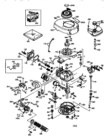 Engine 143.985512 parts for Craftsman Lawn & Garden Engine 143985512 from AppliancePartsPros.com