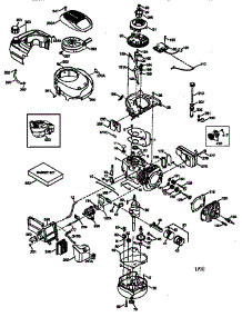 Engine 143.986710 parts for Craftsman Lawn & Garden Engine 143986710 from AppliancePartsPros.com