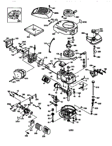 Engine 143.986716 parts for Craftsman Lawn & Garden Engine 143986716 from AppliancePartsPros.com