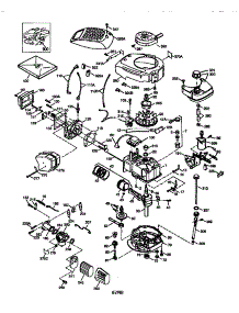 Engine 143.986718 parts for Craftsman Lawn & Garden Engine 143986718 from AppliancePartsPros.com