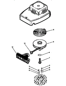 Starter 590690 (71 / 143) parts for Craftsman Lawn & Garden Engine 143992070 from AppliancePartsPros.com