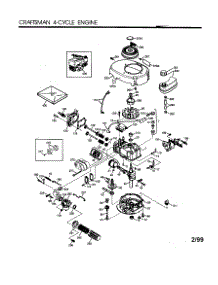 Craftsman 4-Cycle Engine parts for Craftsman Lawn & Garden Engine 143993504 from AppliancePartsPros.com