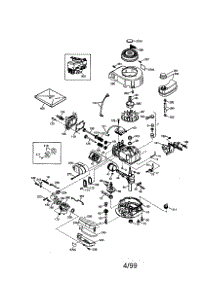 Craftsman 4-Cycle Engine parts for Craftsman Lawn & Garden Engine 143993510 from AppliancePartsPros.com