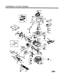 Craftsman 4-Cycle Engine parts for Craftsman Lawn & Garden Engine 143994004 from AppliancePartsPros.com