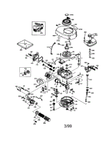 Craftsman 4-Cycle Engine parts for Craftsman Lawn & Garden Engine 143994504 from AppliancePartsPros.com