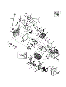 Crankshaft parts for Craftsman Lawn & Garden Engine 143995007 from AppliancePartsPros.com