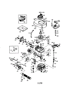 Craftsman 4-Cycle Engine parts for Craftsman Lawn & Garden Engine 143995502 from AppliancePartsPros.com