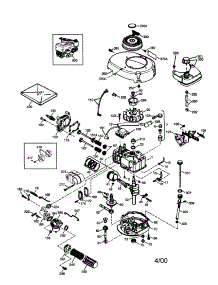 Engine parts for Craftsman Lawn & Garden Engine 143996200 from AppliancePartsPros.com