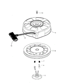 Starter  590739 parts for Craftsman Lawn & Garden Engine 143996504 from AppliancePartsPros.com