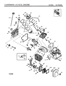 Craftsman 4-Cycle Engine parts for Craftsman Lawn & Garden Engine 143996505 from AppliancePartsPros.com