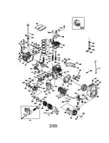 Craftsman 4-Cycle Engine parts for Craftsman Lawn & Garden Engine 143999009 from AppliancePartsPros.com