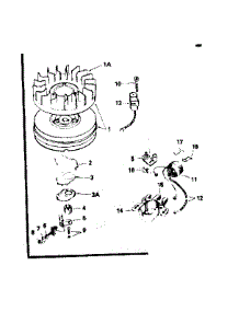 Magneto No. 611025 parts for Craftsman Lawn & Garden Engine 143H35-45566N from AppliancePartsPros.com