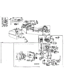Replacement Parts parts for Briggs & Stratton Lawn & Garden Engine 144200 TO 144254 (0010 - 0016) from AppliancePartsPros.com