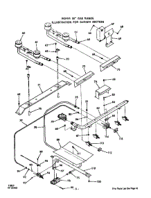 Burner parts for Roper Gas Range 1453*0A from AppliancePartsPros.com