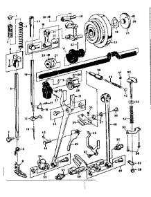 Unit Parts parts for Kenmore Mechanical Sewing Machine 148.11050 (14811050, 148 11050) from AppliancePartsPros.com