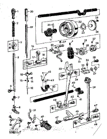 Unit Parts parts for Kenmore Mechanical Sewing Machine 148.11170 (14811170, 148 11170) from AppliancePartsPros.com