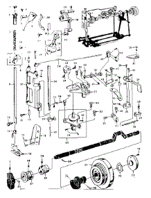 Unit Parts parts for Kenmore Mechanical Sewing Machine 148.12011 (14812011, 148 12011) from AppliancePartsPros.com