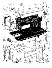 Base Assembly parts for Kenmore Mechanical Sewing Machine 148.12030 (14812030, 148 12030) from AppliancePartsPros.com