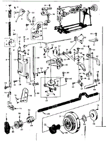 Unit Parts parts for Kenmore Mechanical Sewing Machine 148.12050 (14812050, 148 12050) from AppliancePartsPros.com