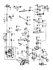 Cam Gear Assembly parts for Kenmore Mechanical Sewing Machine 148.12070 (14812070, 148 12070) from AppliancePartsPros.com