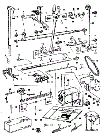 Unit Parts parts for Kenmore Mechanical Sewing Machine 148.12071 (14812071, 148 12071) from AppliancePartsPros.com