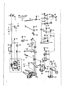 Cam Gear Assembly parts for Kenmore Mechanical Sewing Machine 148.12170 (14812170, 148 12170) from AppliancePartsPros.com