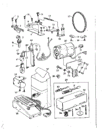 Unit Parts parts for Kenmore Mechanical Sewing Machine 148.12181 (14812181, 148 12181) from AppliancePartsPros.com