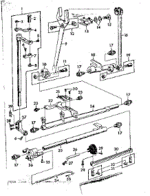 Unit Parts parts for Kenmore Mechanical Sewing Machine 148.12182 (14812182, 148 12182) from AppliancePartsPros.com