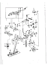 Unit Parts parts for Kenmore Mechanical Sewing Machine 148.12200 (14812200, 148 12200) from AppliancePartsPros.com