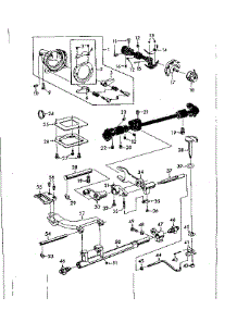 Shuttle Assembly parts for Kenmore Mechanical Sewing Machine 148.12400 (14812400, 148 12400) from AppliancePartsPros.com