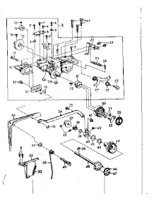 Zigzag Mechanism Assembly parts for Kenmore Mechanical Sewing Machine 148.12500 (14812500, 148 12500) from AppliancePartsPros.com
