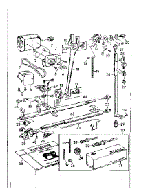 Unit Parts parts for Kenmore Mechanical Sewing Machine 148.13000 (14813000, 148 13000) from AppliancePartsPros.com