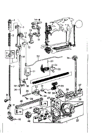 Shuttle Assembly parts for Kenmore Mechanical Sewing Machine 148.13021 (14813021, 148 13021) from AppliancePartsPros.com