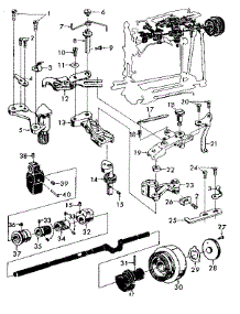 Connecting Rod Assembly parts for Kenmore Mechanical Sewing Machine 148.13023 (14813023, 148 13023) from AppliancePartsPros.com