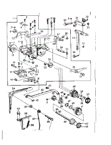 Zigzag Mechanism Assembly parts for Kenmore Mechanical Sewing Machine 148.13100 (14813100, 148 13100) from AppliancePartsPros.com