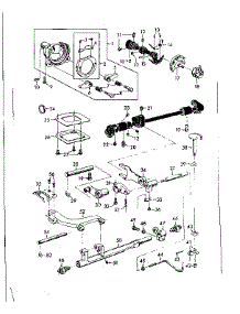 Shuttle Assembly parts for Kenmore Mechanical Sewing Machine 148.14221 (14814221, 148 14221) from AppliancePartsPros.com