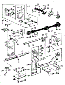 Shuttle Assembly parts for Kenmore Mechanical Sewing Machine 148.15210 (14815210, 148 15210) from AppliancePartsPros.com