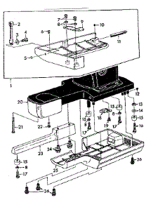Cover parts for Kenmore Mechanical Sewing Machine 148.15210 (14815210, 148 15210) from AppliancePartsPros.com